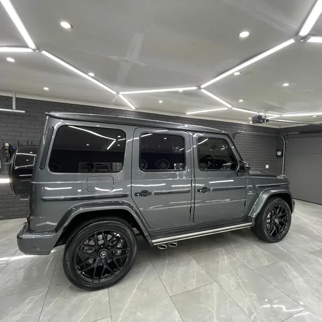 Grey Mercedes-Benz G-Class SUV